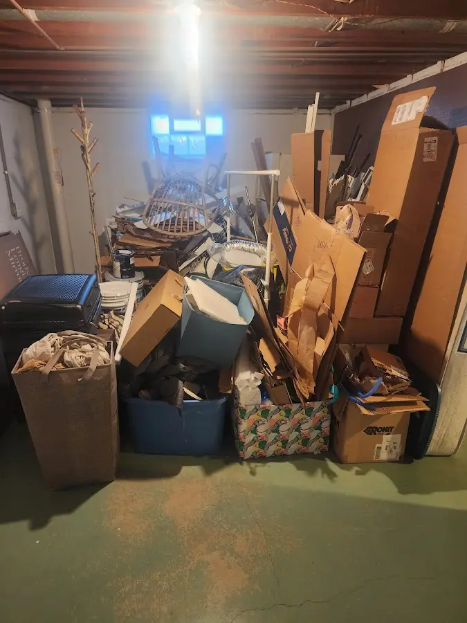 Roll-off dumpster container at job site for Yard Waste Dumpster Rental in San Miguel